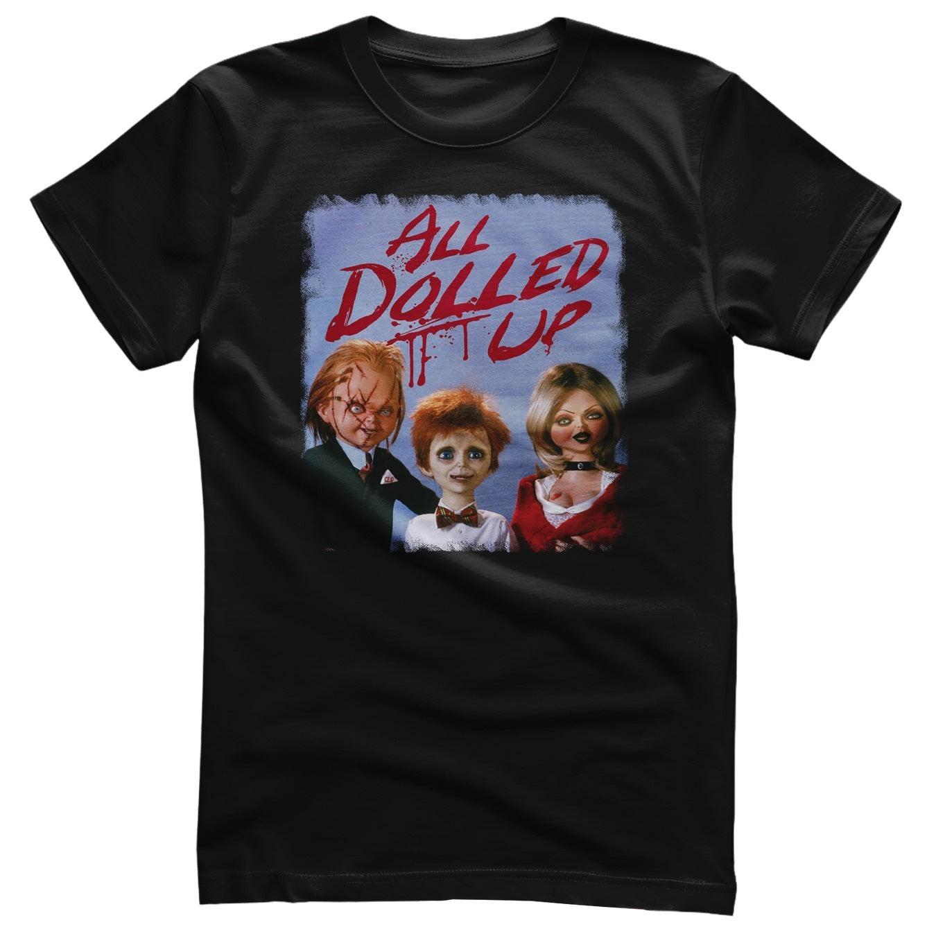 Officially Licensed Chucky All Dolled Up Mens T-Shirt XXXXL