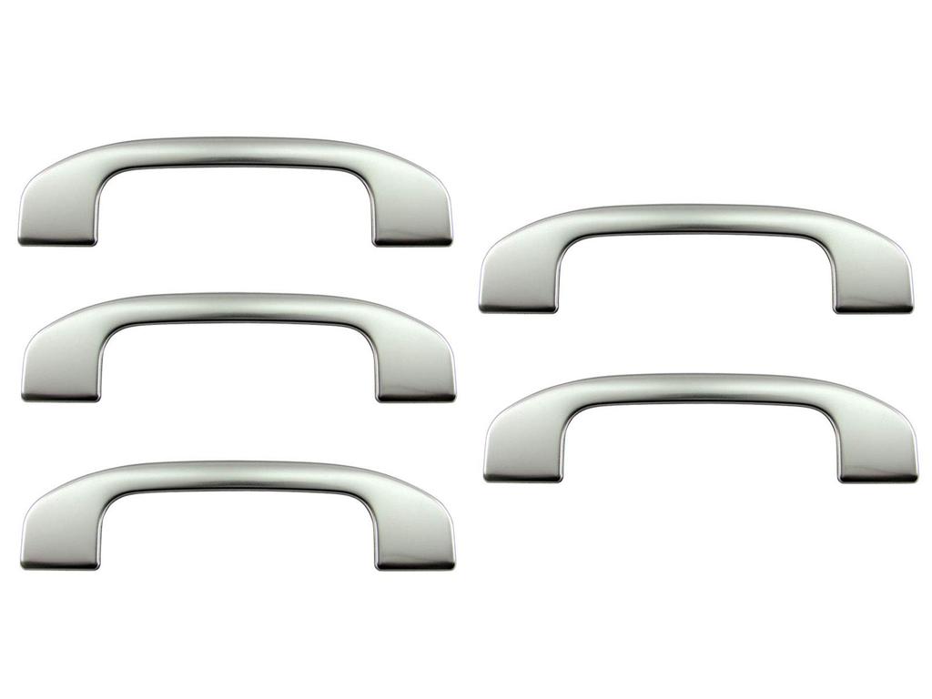 BRIGHTZ Elgrand E52 Edelstahlbeschichtet Haltegriff Satinsilber Kompatibel mit und TNE52 TNE Abdeckungen, 5-teiliges Set, [INT-GRIP-009-5PC] PE52, PNE52,