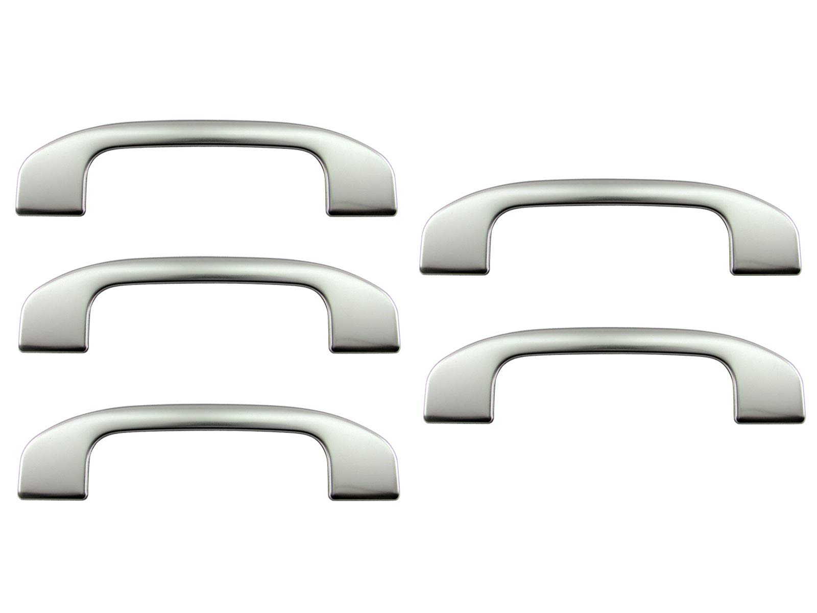 

BRIGHTZ Elgrand E52 Stainless Steel Plated Assist Grip Satin Silver Compatible with and TNE52 TNE Covers, 5-Piece Set, [INT-GRIP-009-5PC] PE52, PNE52,