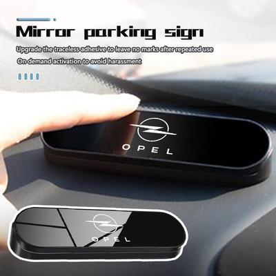 For Car Styling Temporary Parking Card Plate Phone Number Auto Decoration Accessories OPC Astra J H G K Insignia Corsa D B