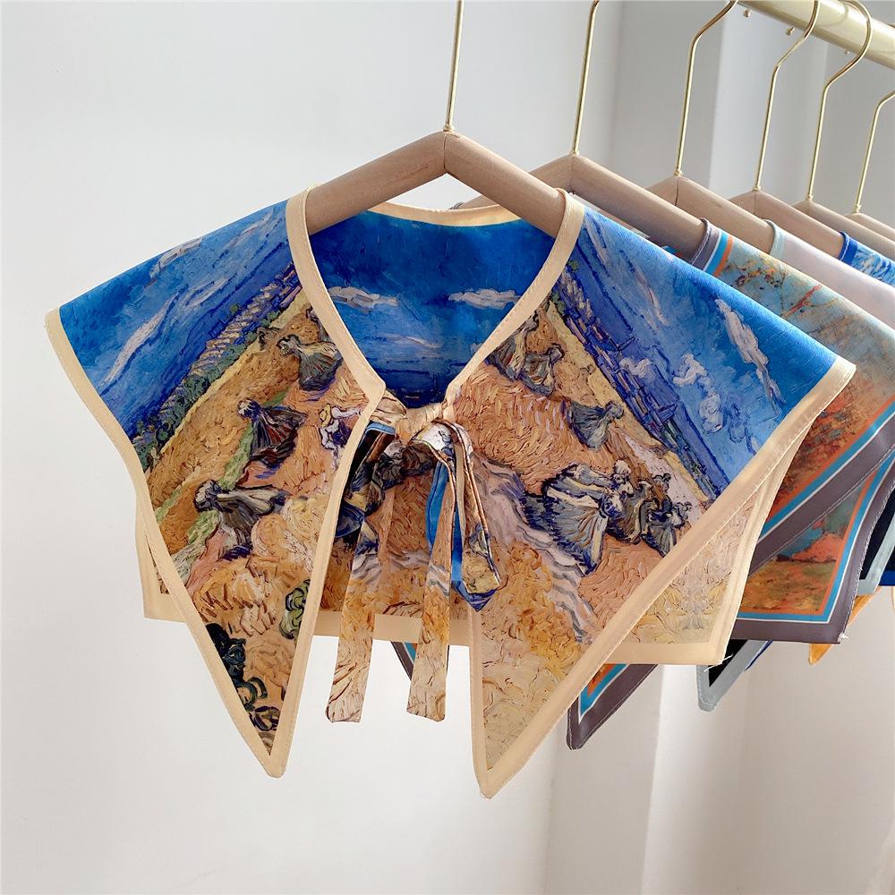 Silk Shawl Scarf: Women's Shoulder Drape for Spring, Summer, Autumn - Versatile Neck Decoration & Protection