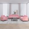 VidaXL 3-piece Sofa Set Pink Velvet 3201937