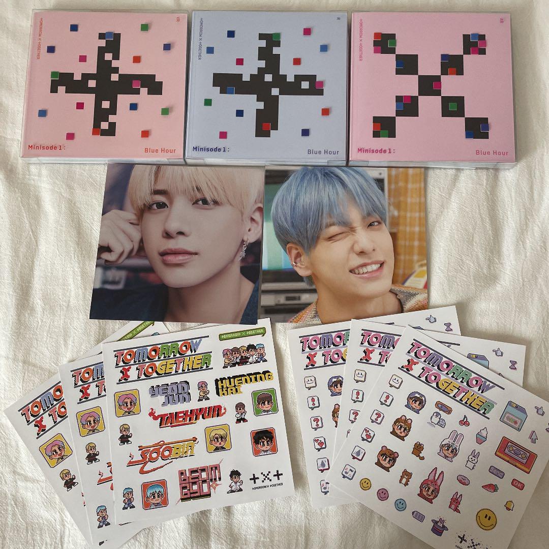 

[USED] txt blue hour album 3 versions