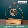 Mosquito Coil Holder: Fireproof Iron Art Ash Catcher & Incense Burner Stand