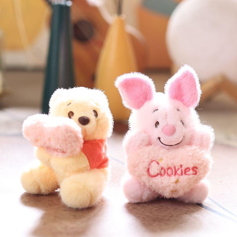 Pooh Bear Piglet Plush Bear Keychain With Soft Pp Cotton For Kids And Teens
