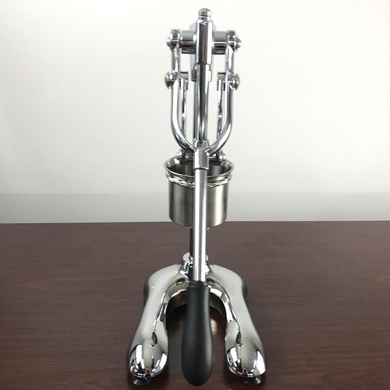 Ruční extrudér dlouhých hranolků 30 cm Komerční stroj na lisování francouzských hranolků