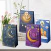 12Pcs Mixed Pattern Eid Mubarak Gift Bag Multicolor Flat Open Bags  Eid Celebration