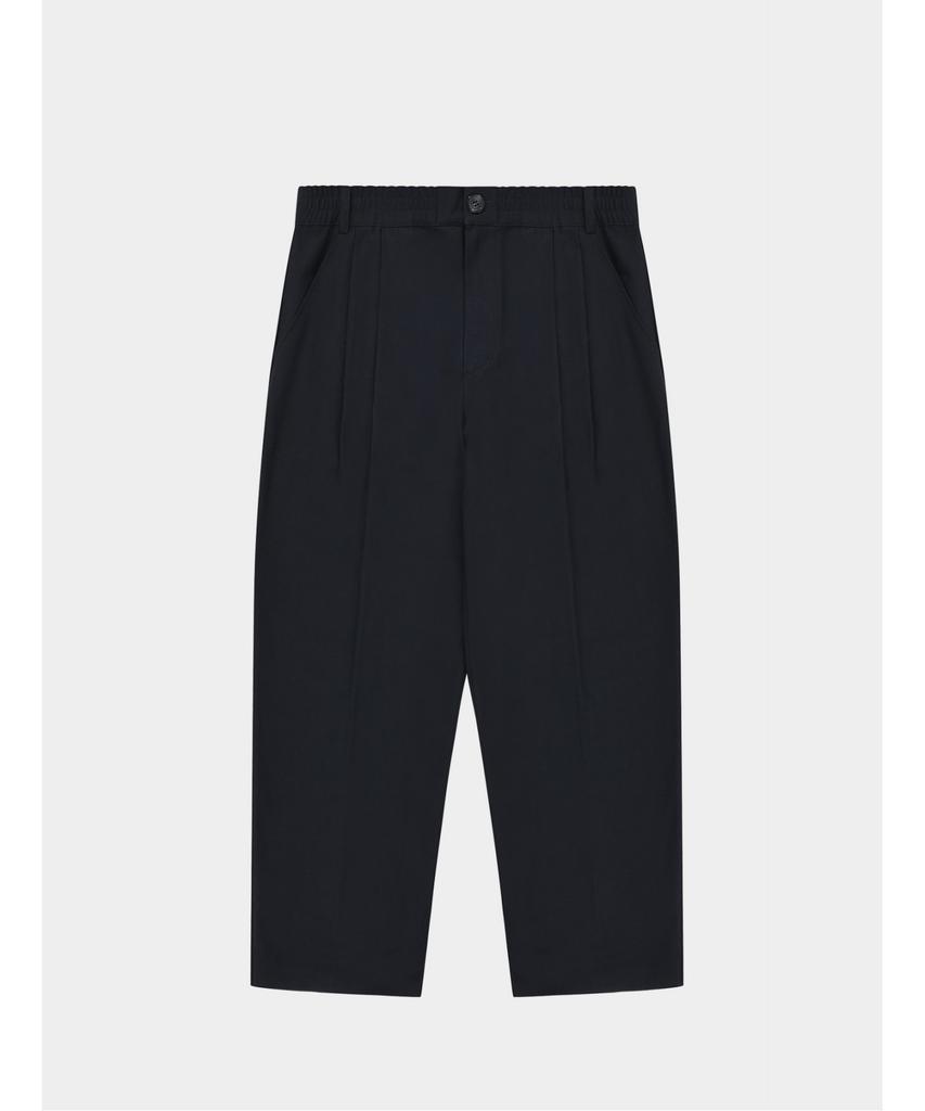 CUSTOMUS All-E Band Double Pleated Slim Fit Pants Cxs24Wwpta19 Nav
