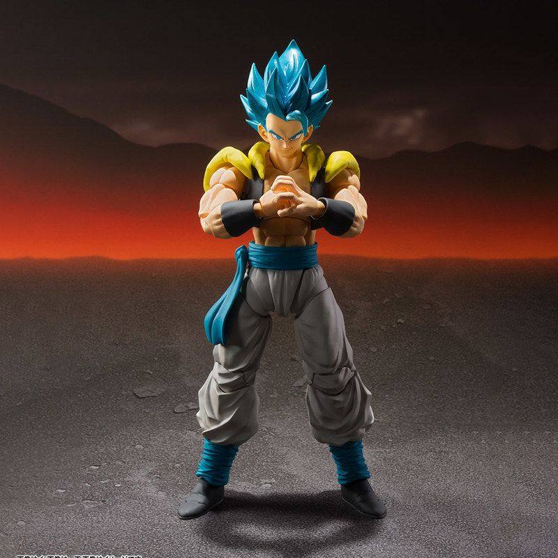 16cm Dragon Ball Super Saiyan Blue Gogeta Action Figure Articulated Joint Anime Model Collectible Toy Desktop Ornament Boy Gifts