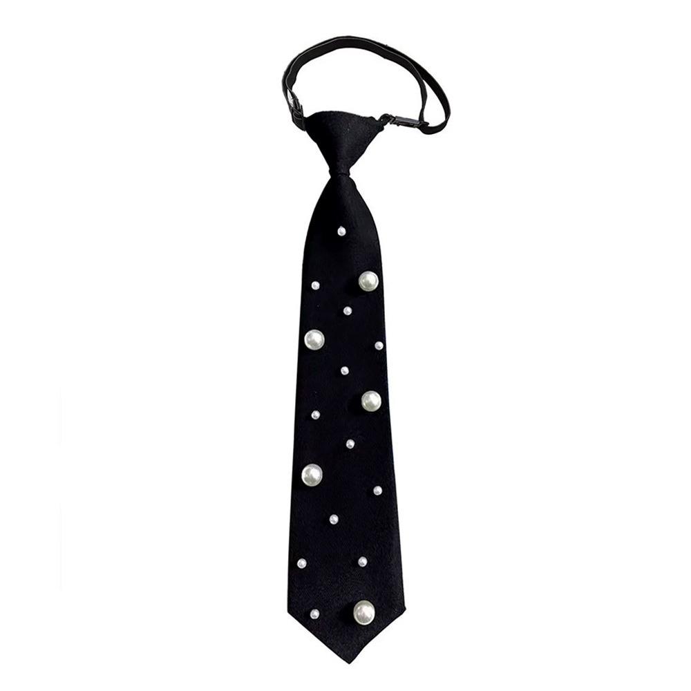 Fashion Pre-tied Punk Neck Tie Vintage with Star Chain JK Neck Tie Neckwear Adjustable Elegant Bowtie for Women and Men