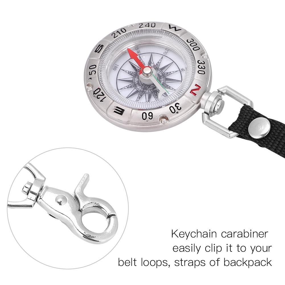 Portable Mini Pocket Watch Compass Keychain Survival Compass for Outdoor Accessories