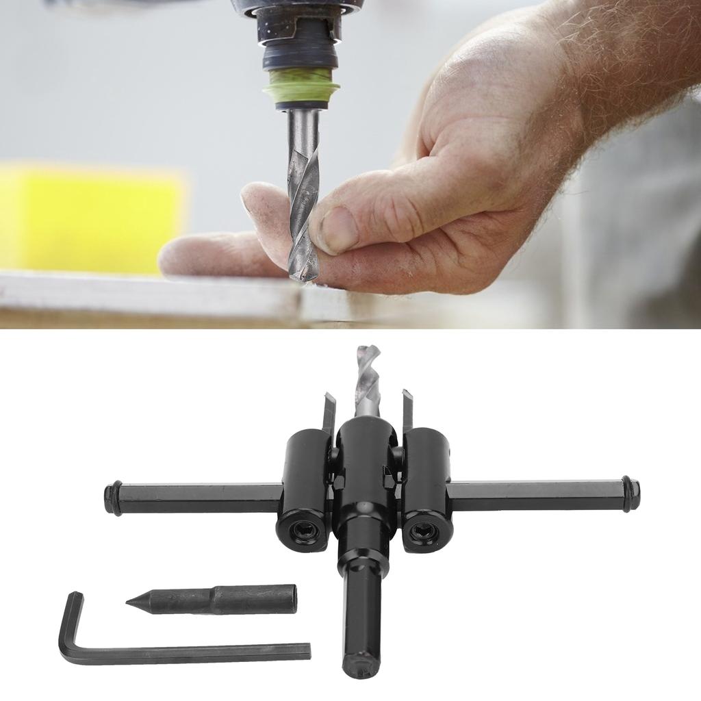   Hole Cutter Saw Kit Alloy Steel   Round Cutting for Wood Plastic Board