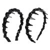 Fashion Non-slip Hairbands For Women Wave Top Anti-Slip 1pc Hairband Toothed Tooth Headbands Ne F7Q9