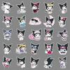 50 Kuromi Sanrio Stickers - Cute & Waterproof for Journals & Insulated Cups