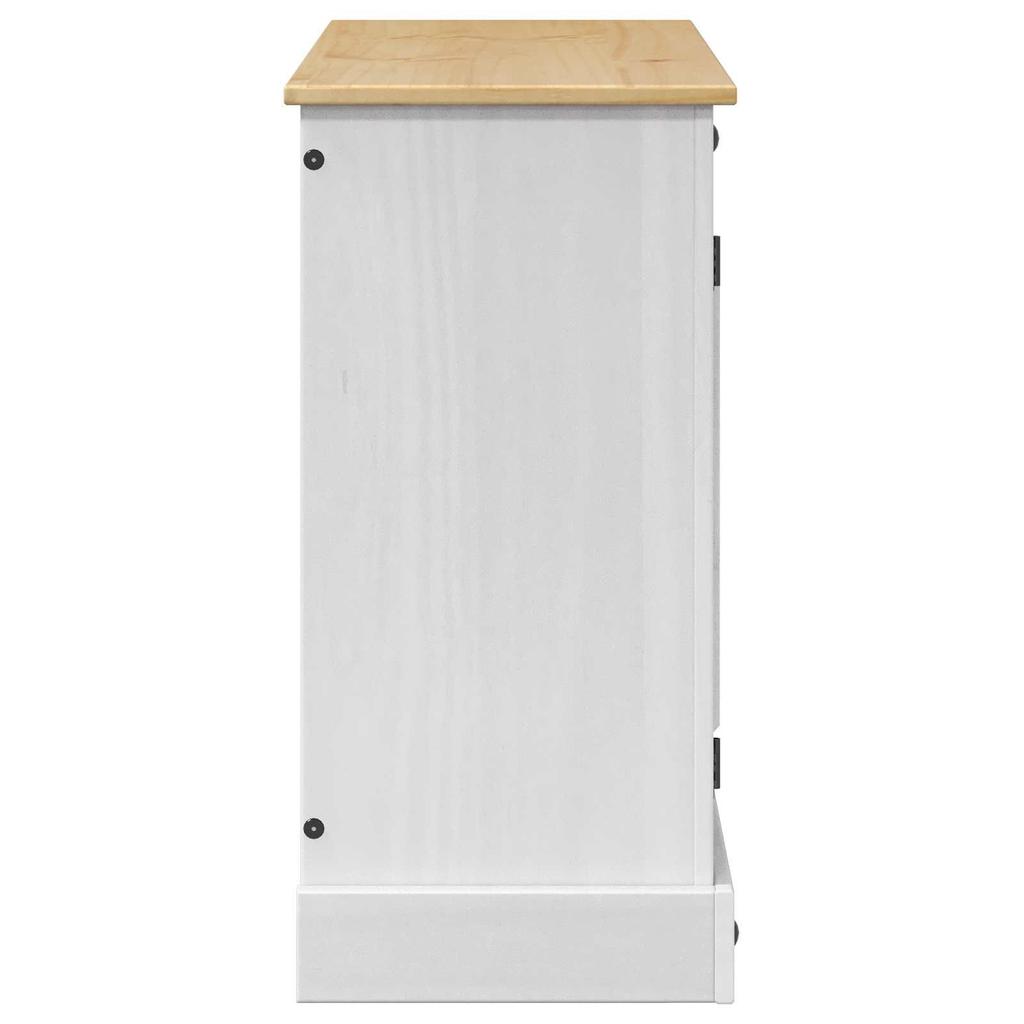 vidaXL CORONA Aquarium Stand, White and Brown, 81.5 X 37 X 73 Cm