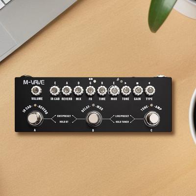 Multifunctional Combined Effect Pedal Delay Reverb MOD IR Cab Digital Multi Effects Guitar Pedal Effector Guitar Accessories