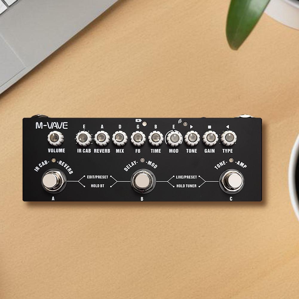 Multifunctional Combined Effect Pedal Delay Reverb MOD IR Cab Digital Multi Effects Guitar Pedal Effector Guitar Accessories