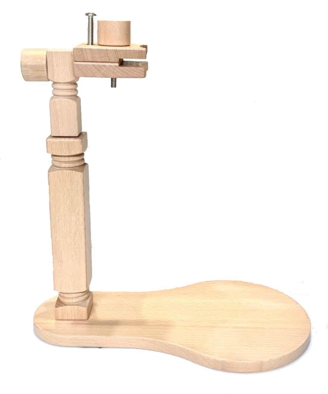 

Embroidery stand, tabletop embroidery stand, embroidery hoop, for embroidery work, assembly required, includes assembly instructions, made of wood.
