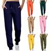 Women's Mid Rise Drawstring Joggers Slim Fit Sweatpants Casual Sports Pants