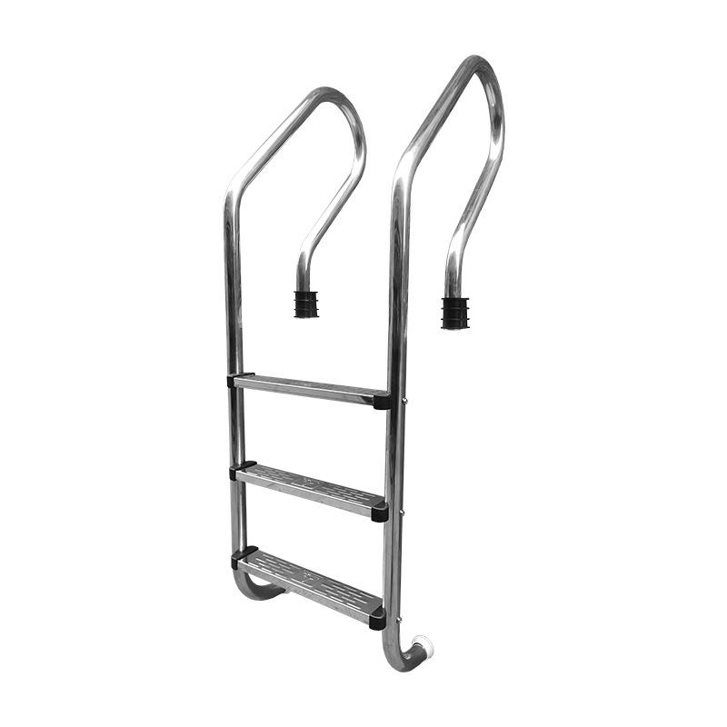 304 Stainless Steel Pool & Hot Spring Entry Ladder with Handrail