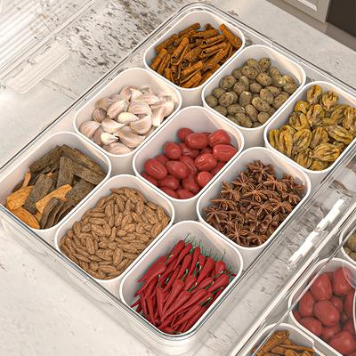 Home Kitchen Spice and Seasoning Portioning and Freshness Preservation Box