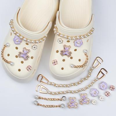 High-End DIY Schuhzubehör: Florale Schuhschnallen & Schmuckset