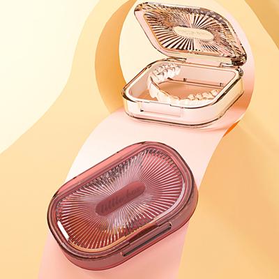 Protez Kutusu Iyi Sızdırmazlık Yüksek Kapasiteli Taşınabilir Su Geçirmez Işık Lüks Protez Banyo Kutusu Kutu Tutucu Günlük Kullanım için