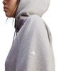 Adidas By Stella McCartney Cropped Hoodie Logo Print Women hoodies Gray JI5148