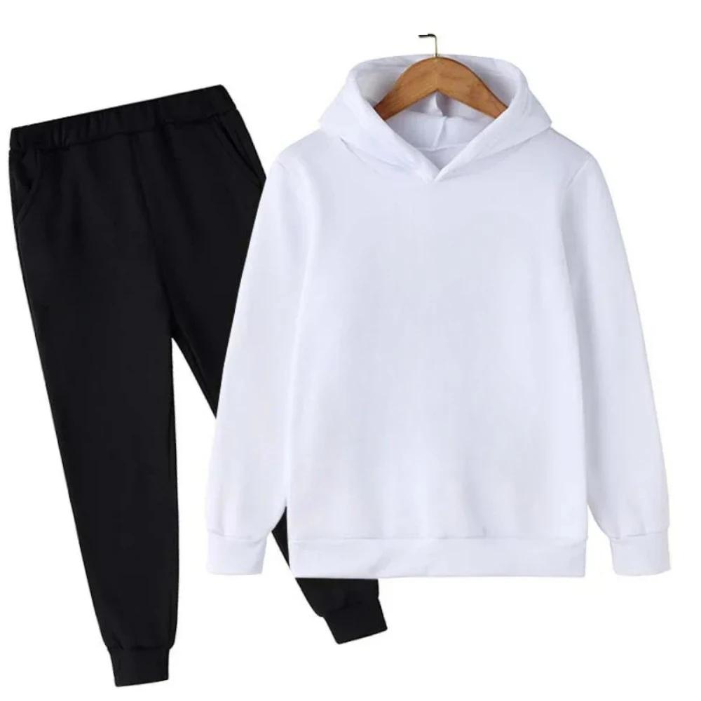 3-12 Years Spring Autumn Football CR7 Print Hoodie+Pants Suit Boy Sweatshirt 2PCS Sets Boys Pants Suits Children's Clothing
