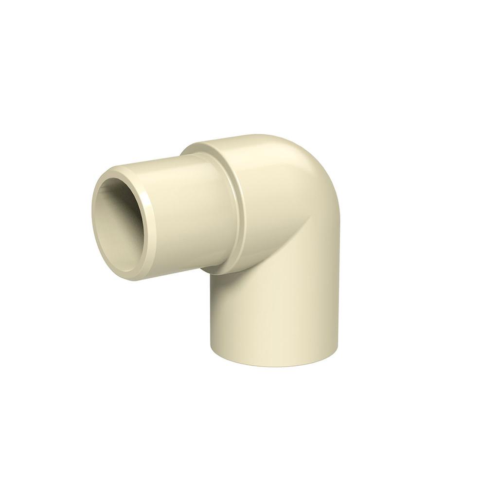 Idmar kolano 1/2" nyplowe 90° cpvc do wody system klejony - ciepła woda