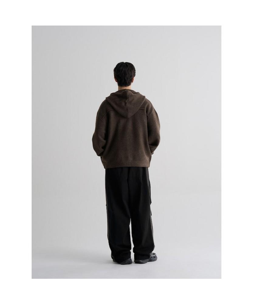 8Seconds Hooded Zip-Up Cardigan Brown