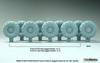 Differential Model Current NATO for MAN Tractor Weight Deformation Tire Set I Love Plastic Model Parts DW35173 1/35 M1001/M1014 Mich.XL (for Kit)
