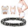 Unisex Stylish Weight Loss Black Stone Bracelet Health Care Magnetic Therapy Bracelet