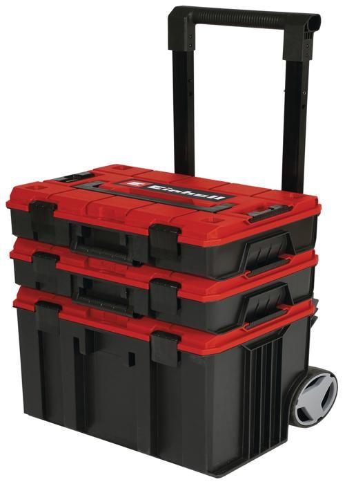 Einhell Tour de coffrets de rangement E-Case Tower (120 kg max, pour le rangement modulable d’équipements sensibles)
