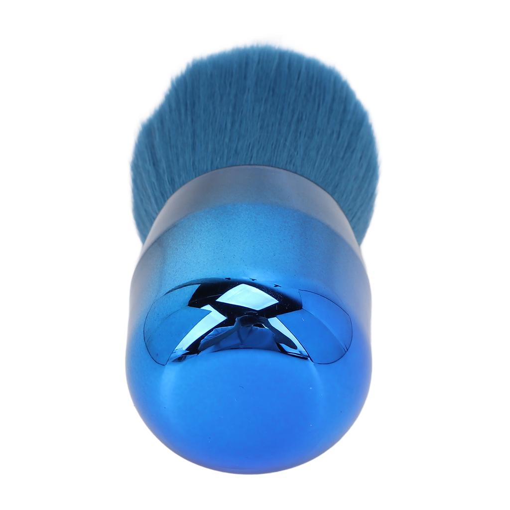 Blush Brush Soft Fluffy Hair Mushroom Head Make Up Brush for Bronzer Loose Powder Cosmetics Dark Blue