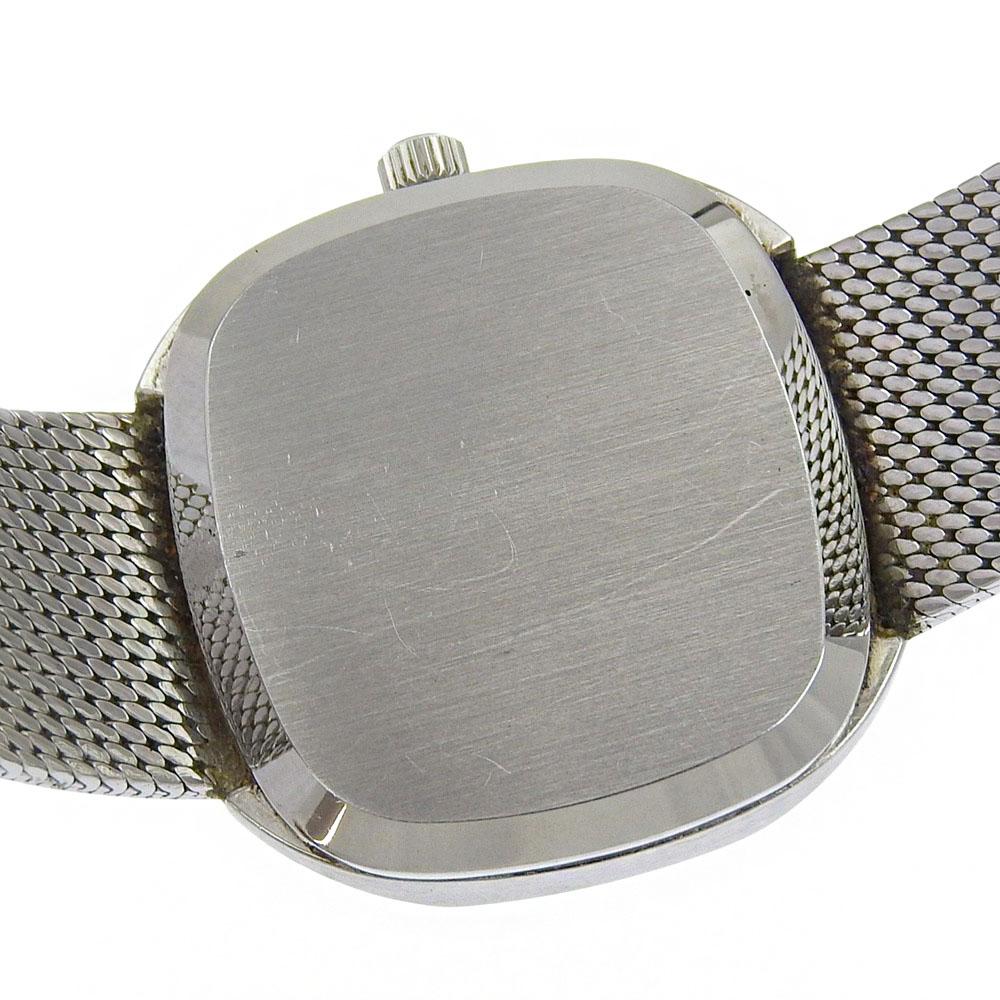 Omega Constellation Watches Vintage SilverDial Stainless Steel Quartz Analog Display Unisex Used