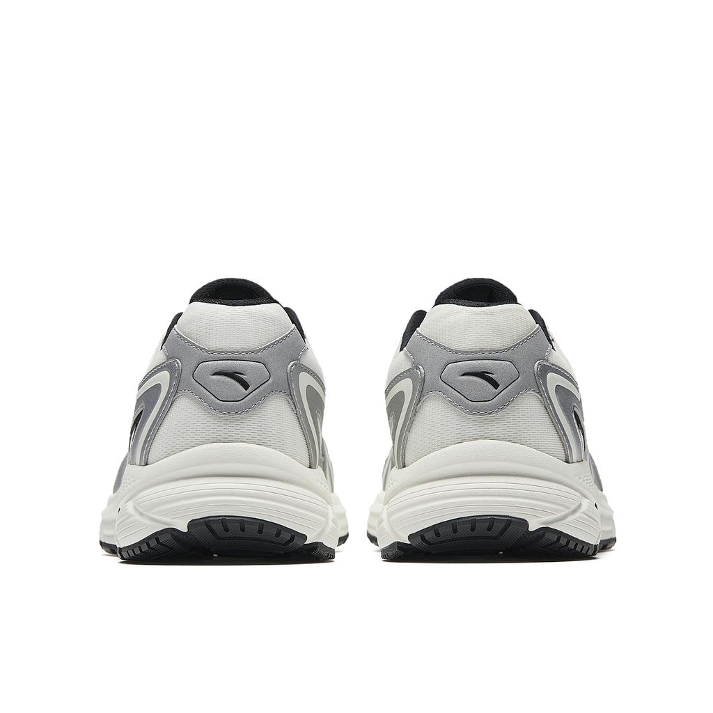 Anta AT952 V5 Comfortable Sports Shock Absorbing Wear Resistant Low Top Casual Running Shoes Men sneaker White Silver Black 912625592-2
