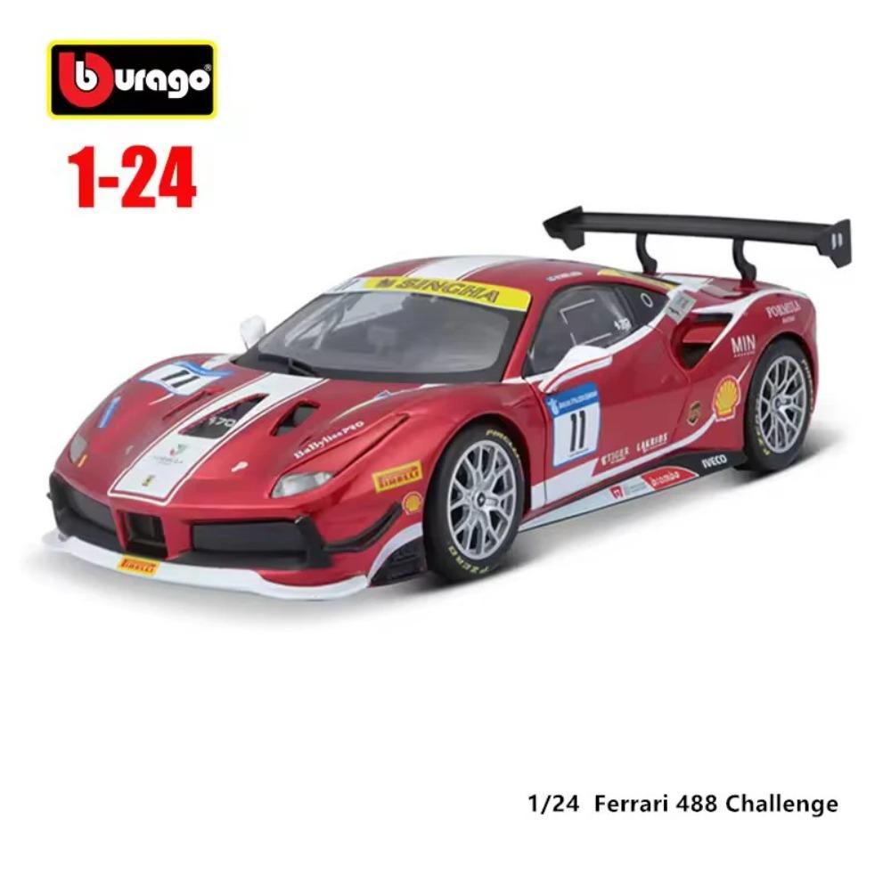 Bburago 1:24 Ferrari 499P #83#51 330 488 250 FXXK 458 Alloy Vehicle Car Model Toy Collection Gift Multiple Styles To Choose From