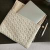 Laptop Bag Notebook Sleeve Case Beige Cute Love-Heart Tablet Inner Bag Computer Protection Case Protector Cover