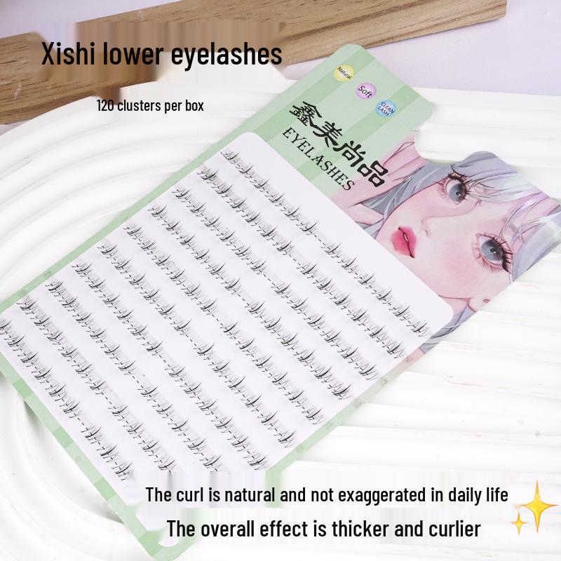 Lazy Trilogy Sunflower False Eyelashes: Pure Wild Fox Series, Little Devil & Small Flame Lower Lashes.