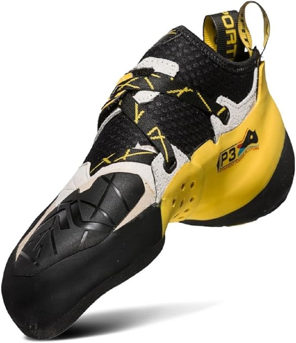 

La Sportiva Solution Climbing Shoes - Men s White/Yellow 10