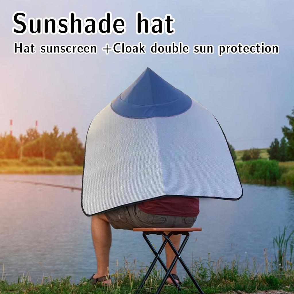 Sun Cape Hat Rainproof Tea Picking Hat Wide Hat Cover
