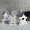3Pcs Christmas Silicone Money Holder Moulds for Money Holder, Christmas Themed Pendant Molds with Hole for Epoxy Resin