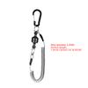 Fishing Magnetic Net Release for Fly Fishing Magnetic Quick Release Keychain Magnetic Clip Release with Coiled Lanyard