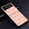 PUI PUI MOLCAR Cute Case for Samsung Galaxy Z Flip4 Flip3 5G PC Hard Cell Phone Shell Z Flip 4 3 Black Coque Zflip4 Zflip3 Cover