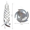 Bird Repeller Rotating Rod Reflective Wind Spiral Deterrents Control Device Agricultural Scare Bird  Drive Away Garden Decor