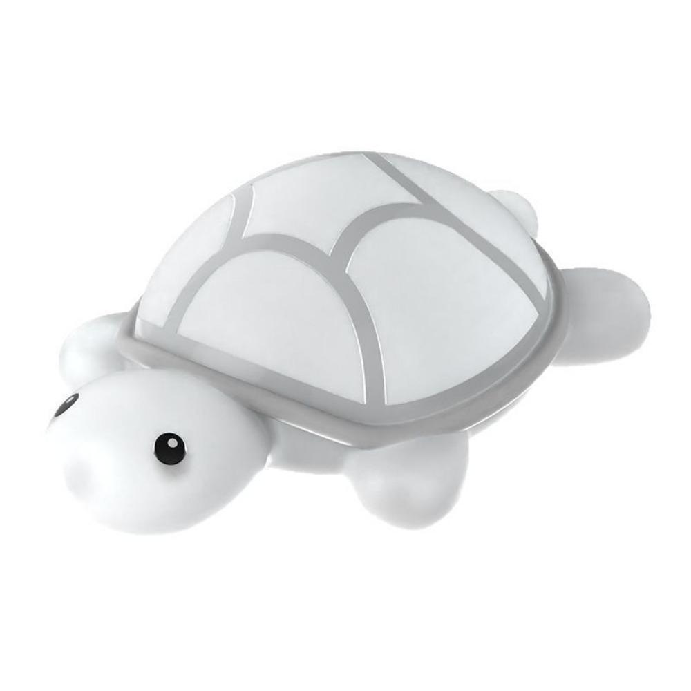 

Мягкий светодиодный ночник-черепаха, милый сенсорный ночник, креативная мультяшная лампа в виде животного, подарок белый