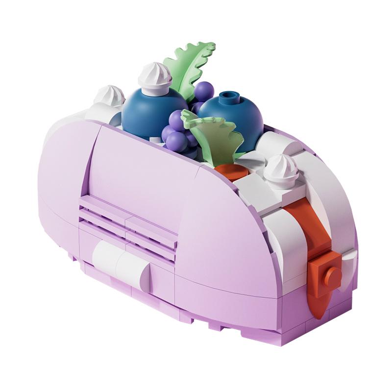 ToylinX Delicious Dessert Building Blocks Sets, Assorted Stem Toys Building Sets for Halloween Gift for Children and Adults.