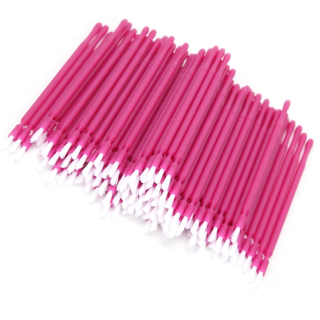 100 PCS Dental Micro Applicator Disposable Bendable Ultrafine Purple Dental Brush for Oral Care