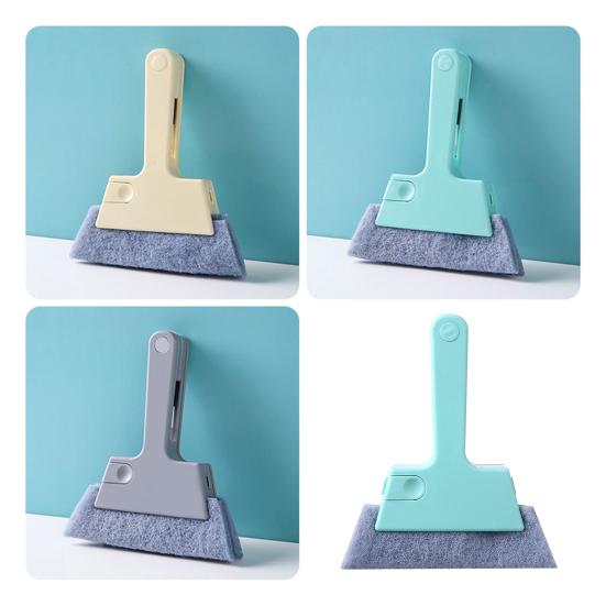 1/2/3Pcs Cleaning Cloth Groove Cleaning Brush Window Track Cleaner Brush Handheld Groove Cleaning Tool with Sponge Bristles